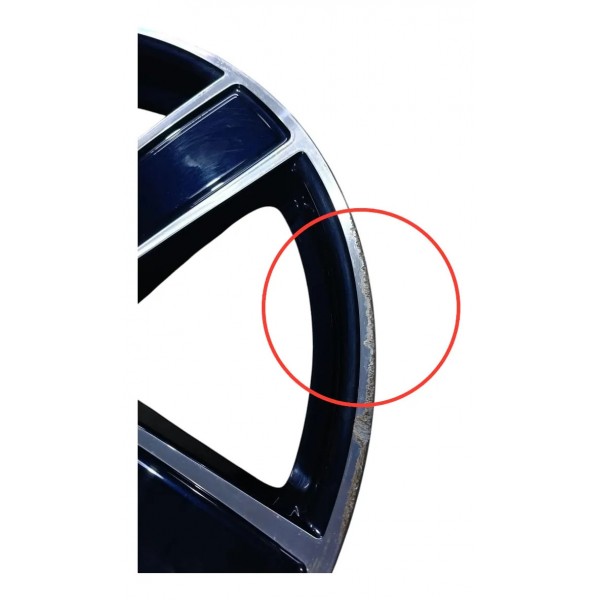 Roda Original Porsche Cayenne Coupé 2023 Dianteira  Aro 22 Azul