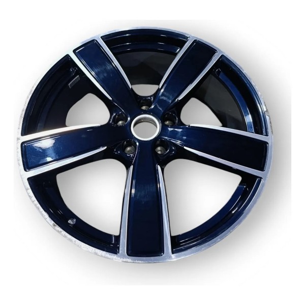 Roda Original Porsche Cayenne Coupé 2023 Dianteira  Aro 22 Azul