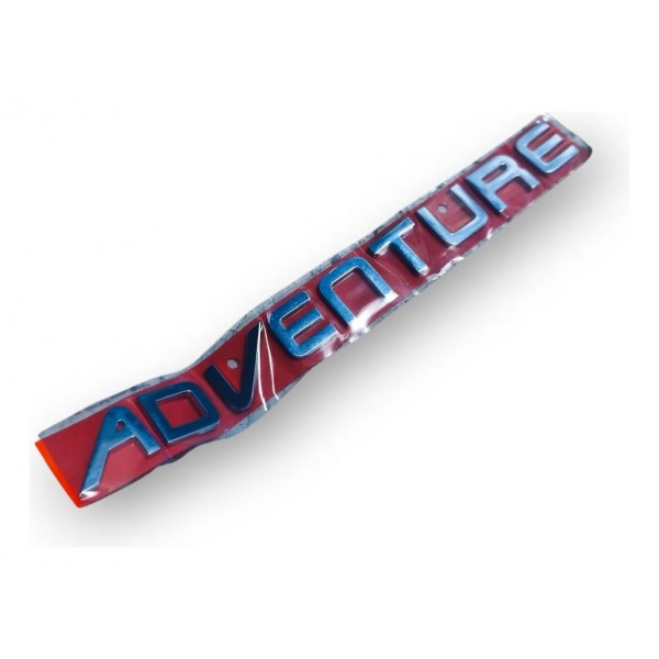 Emblema Adesivo Do Suporte Do Estepe Fiat Idea Adventure Cromado