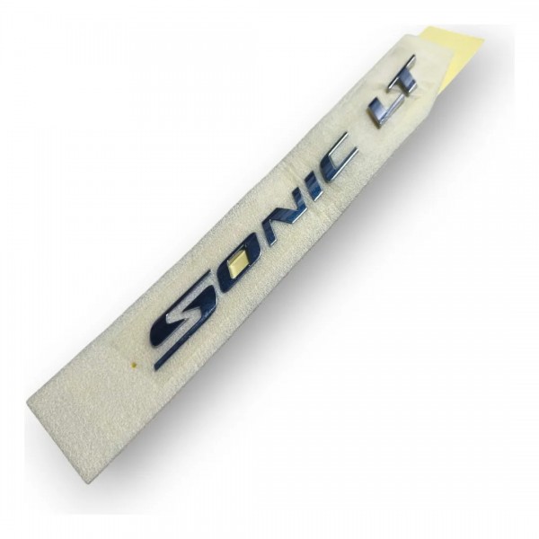 Emblema Sonic Lt Da Tampa Traseira Porta Malas 2012 E 2016 Cromado