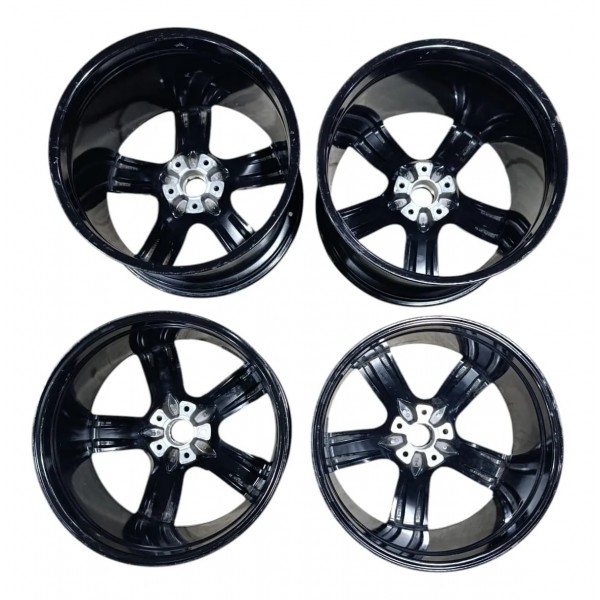 Jogo Roda Aro 22 Porsche Cayenne Coupê 2021 Original Preto