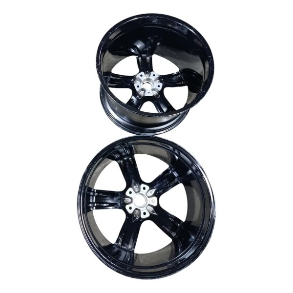 Jogo Roda Aro 22 Porsche Cayenne Coupê 2021 Original Preto