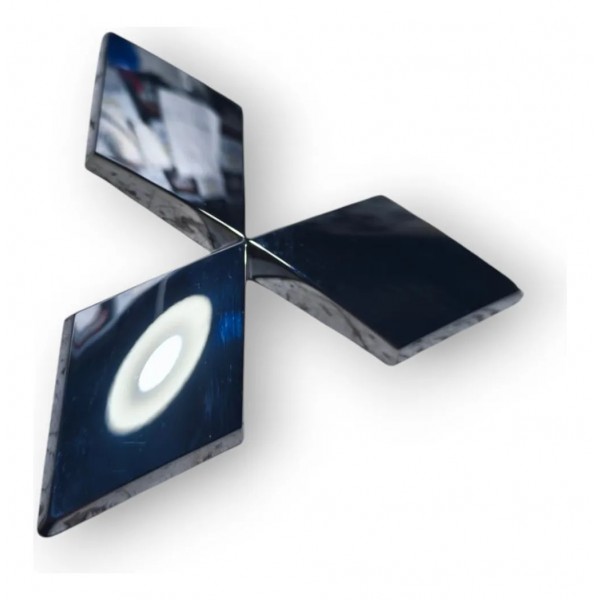 Emblema Grade Dianteira Mitsubishi Lancer Original Cromado