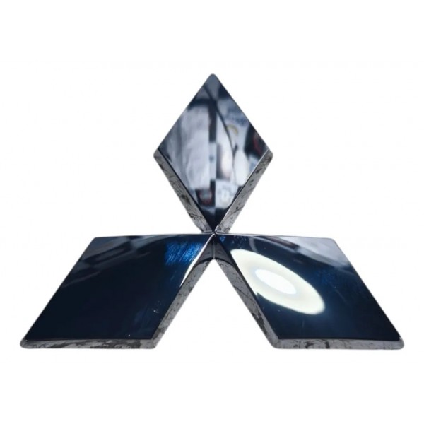 Emblema Grade Dianteira Mitsubishi Lancer Original Cromado
