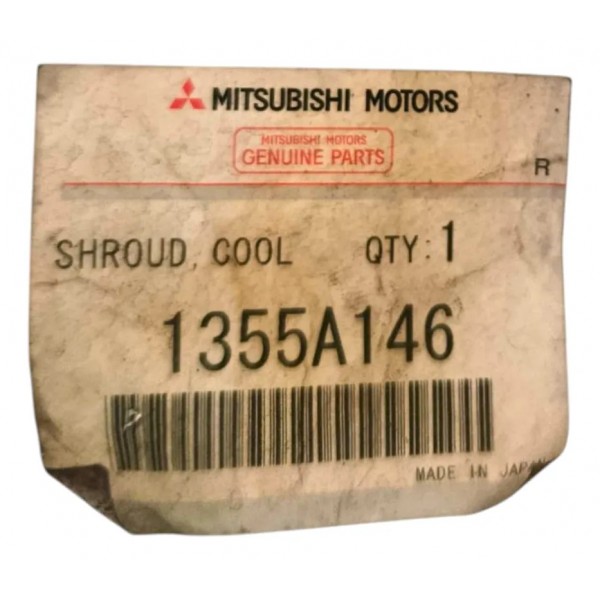 Defletor Ventoinha Mitsubishi Lancer X 2008 A 2015 Original