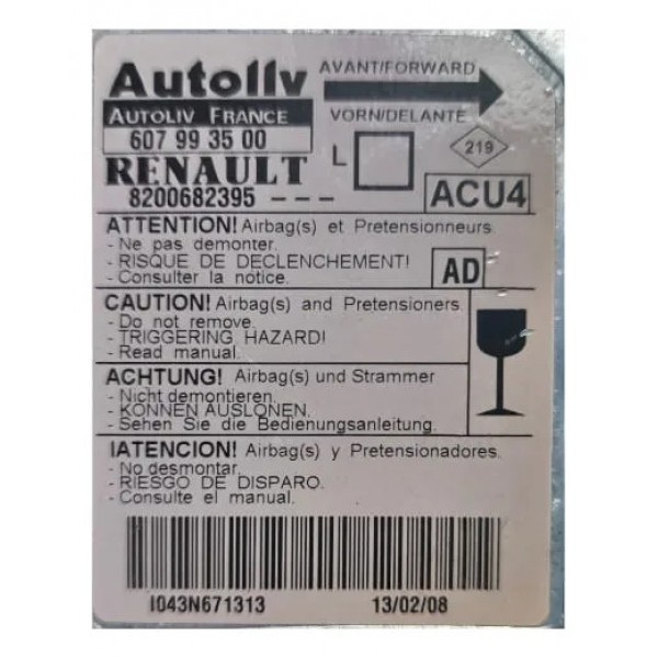 Modulo Conforto Renault Megane 1.6 16v 2007 A 2009