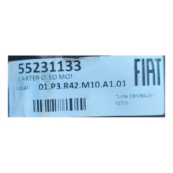 Carter Do Óleo Fiat Fire 1.0 E 1.3 Todos Uno Palio