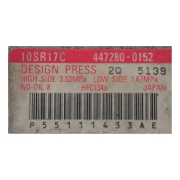 Compressor Ar Condicionado Fiat Freemont 2.4 2012 /16 Origin