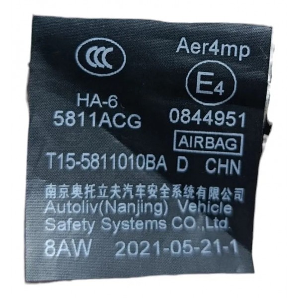 Cinto Segurança Chery Tiggo 7 2019 A 2022 Dianteiro Esquerdo