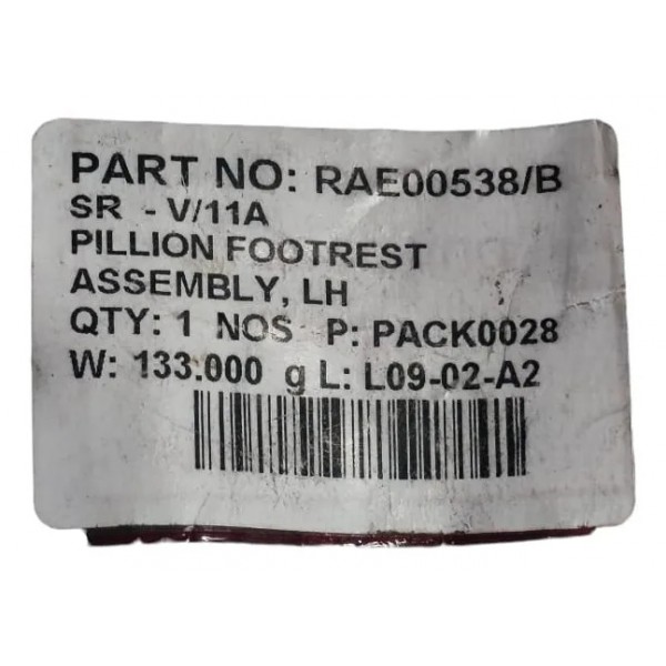 Pedaleira Dianteira Esquerda Royal Enfield Hunter 350