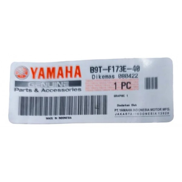 Adesivo Esquerdo Da Rabeta Mt03 2022 Cinza Original Yamaha