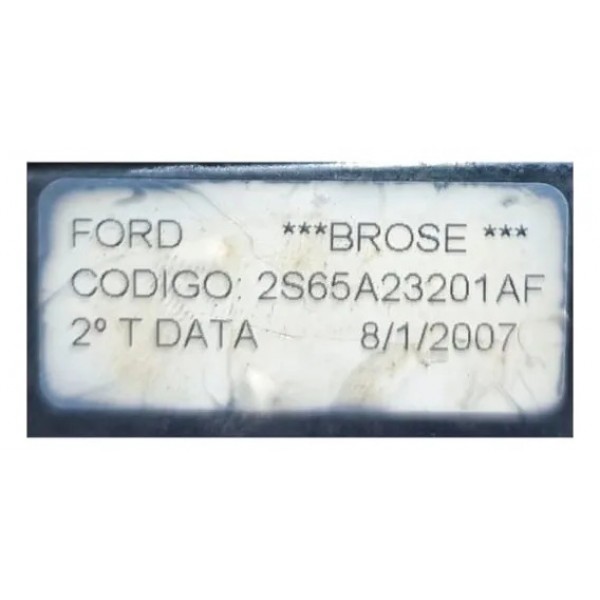 Máquina Vidro Dianteira Esquerda Ford Fiesta 2008 A 2013