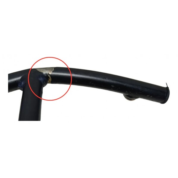 Suporte Paralama Traseiro Esquerdo Royal Classic Reborn 350 Preto