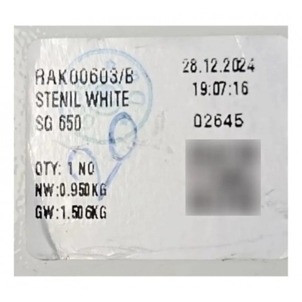 Tanque Combustível Shotgun 650 Stencil White Royal Enfield