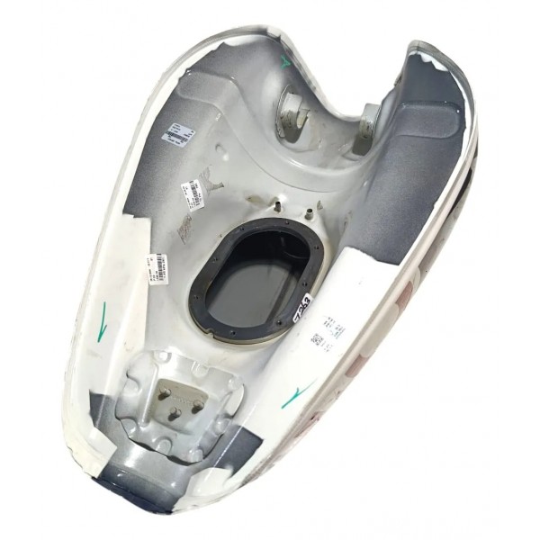 Tanque Combustível Shotgun 650 Stencil White Royal Enfield