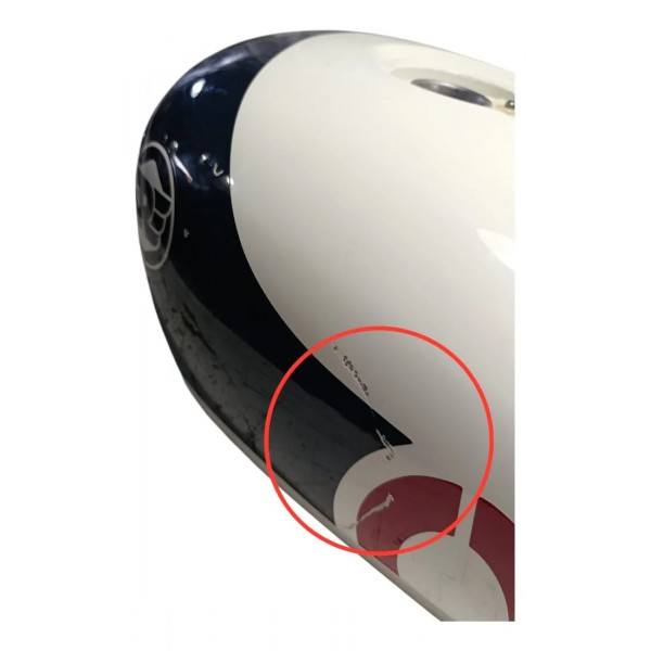 Tanque Combustível Shotgun 650 Stencil White Royal Enfield