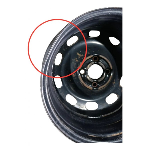 Roda Ferro Saveiro Voyage Gol Aro 15 4 Furos Preto Preto