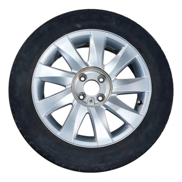 Roda Renault Megane Aro 16 Sedan Gt Detalhe Prateado