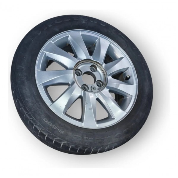 Roda Renault Megane Aro 16 Sedan Gt Detalhe Prateado