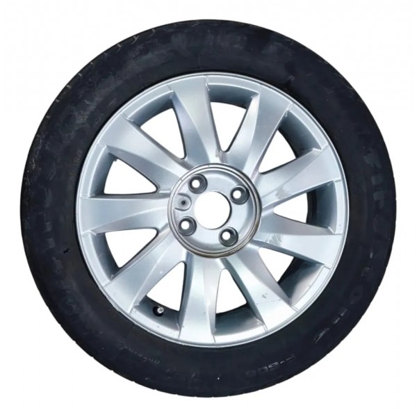 Roda Renault Megane Aro 16 Sedan Gt Original Detalhe Prateado