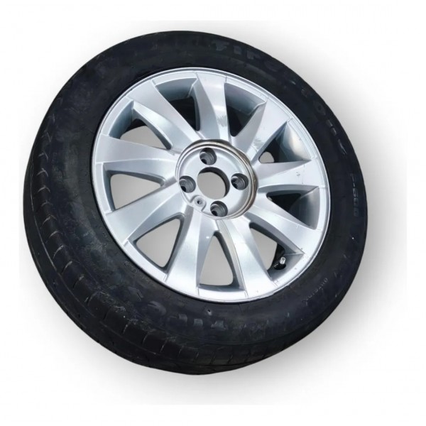 Roda Renault Megane Aro 16 Sedan Gt Original Detalhe Prateado