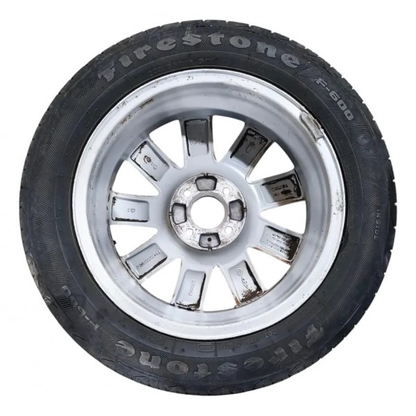 Roda Renault Megane Aro 16 Sedan Gt Original Detalhe Prateado