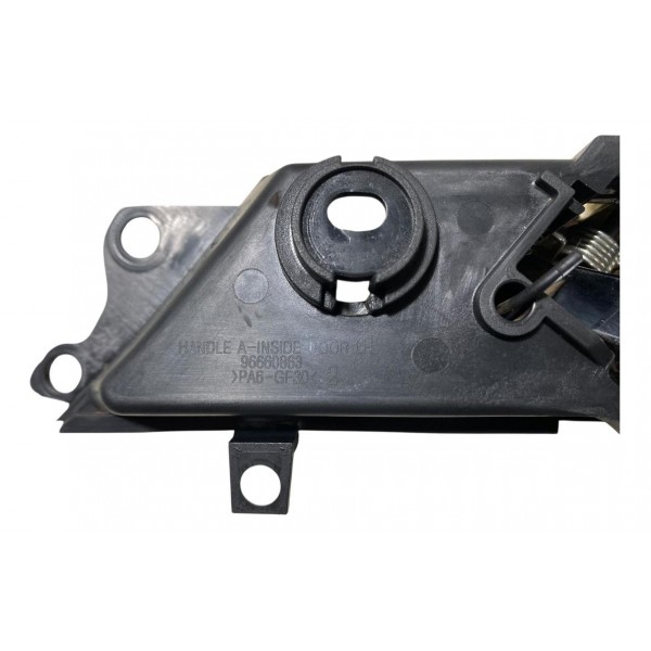 Maçaneta Interna Gm Captiva Dianteira Esquerda 2009 2017 Prata