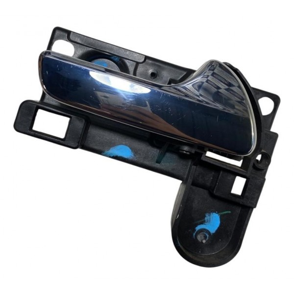 Maçaneta Interna Fiat Freemont Porta Traseira Direita 2014 Preta Traseira