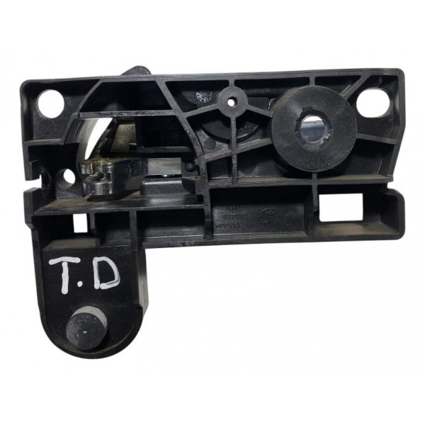 Maçaneta Interna Fiat Freemont Porta Traseira Direita 2014 Preta Traseira