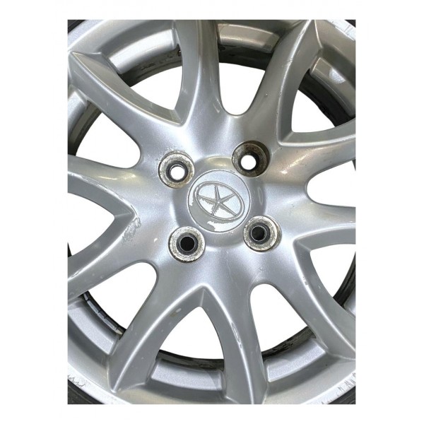 Roda Liga Leve 185/ 60 R15 Jac J3 2011 Preto