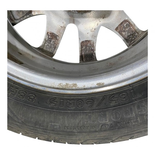 Roda Liga Leve 185/ 60 R15 Jac J3 2011 Preto