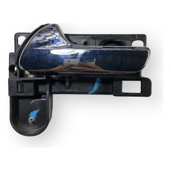 Maçaneta Interna Fiat Freemont Porta Traseira Esquerdo 2014 Preto Traseira