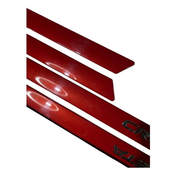 Jogo Friso Lateral Vermelho Red Creta Vermelho