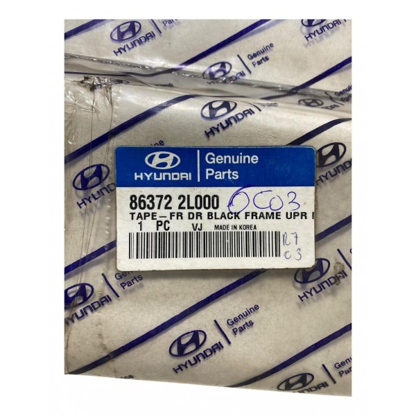 Fita Acabamento Porta Hyundai I30 2007 12 Dianteira Direita Preto