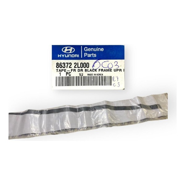 Fita Acabamento Porta Hyundai I30 2007 12 Dianteira Direita Preto