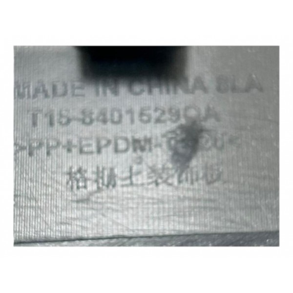 Moldura Superior Grade Tiggo 7 Dianteira 2019 2022 Original Branco