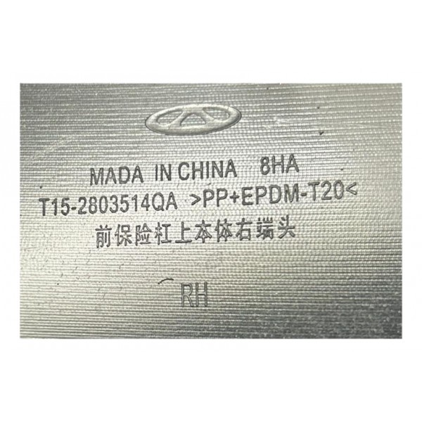 Polaina Parachoque Tiggo 7 Dianteiro Direito 2019 2022 Orig