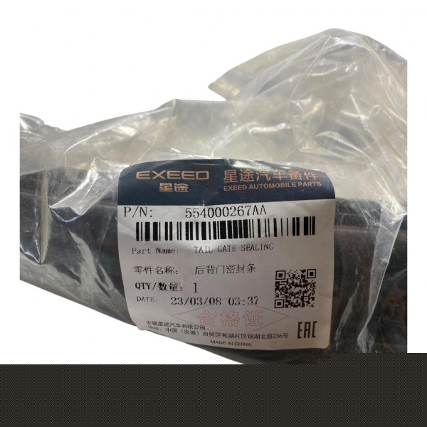 Borracha Porta Malas Chery Tiggo 7 Pro 2022 2025