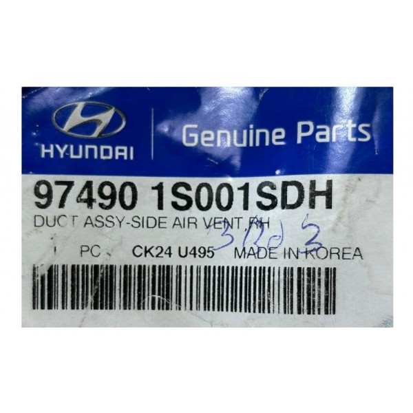 Saída Ar Hyundai Hb20 Direito 2016 A 2019 Original