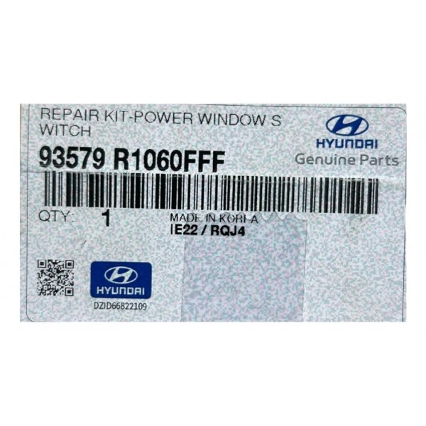 Kit Reparo Controle Vidro Hyundai Original Preto E Verde