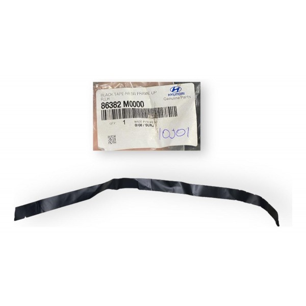 Fita Faixa Adesiva Superior Da Porta Traseira Esquerdo Creta Preto