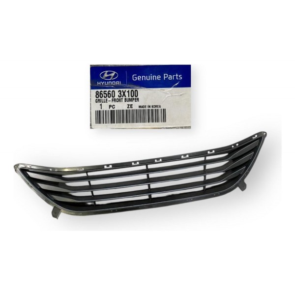 Grade Do Parachoque Hyundai Elantra 2.0 2013 Preto Fosco