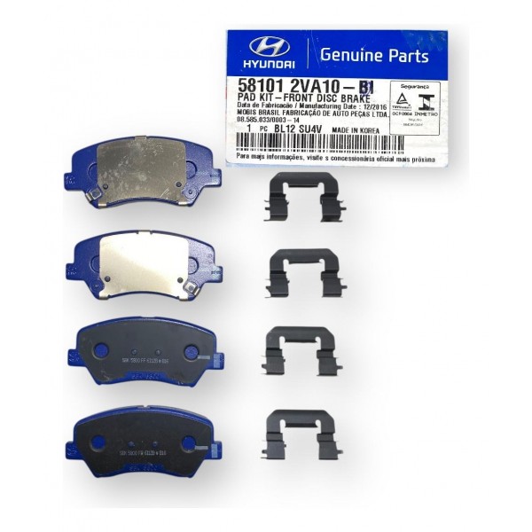 Pastilha Freio Hyundai Veloster Dianteiro 2011 A 14 Original