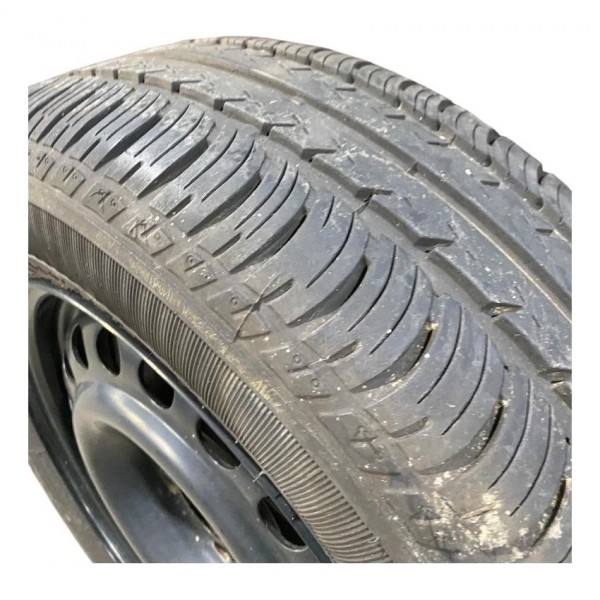 Roda Com Pneu Estepe Zafira Gm Original 195/65 R15 Preto