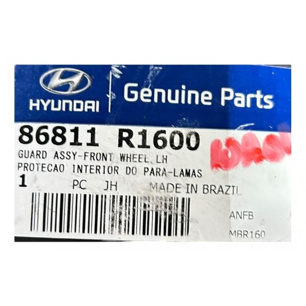 Parabarro Lameiro Hyundai Hb20 Dianteiro Esquerdo Original