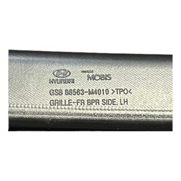 Grade Farol Milha Hyundai Creta Esquerdo 2017 2020 Original Preto