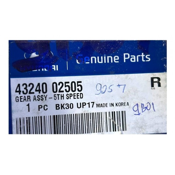 Engrenagem 5o Marcha Hyundai Hb20 2013 2019 Original