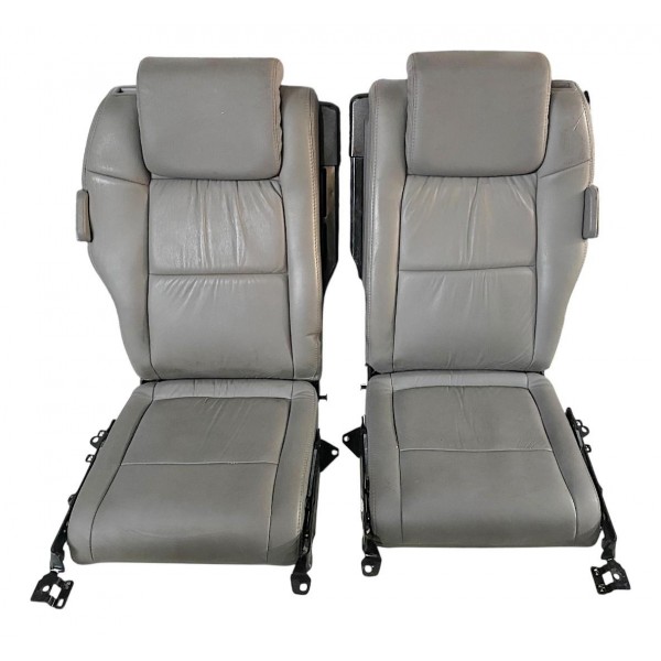 Jogo Bancos Zafira Couro 2011 Original Cinza