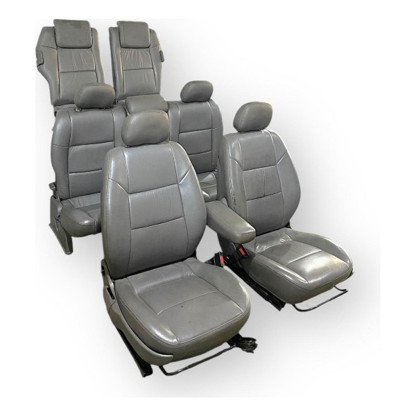 Jogo Bancos Zafira Couro 2011 Cinza