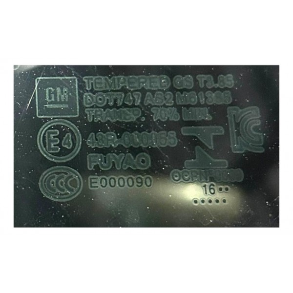 Guarnição Gm Cruze Dianteiro Esquerdo 1.4 2017 Original Preto